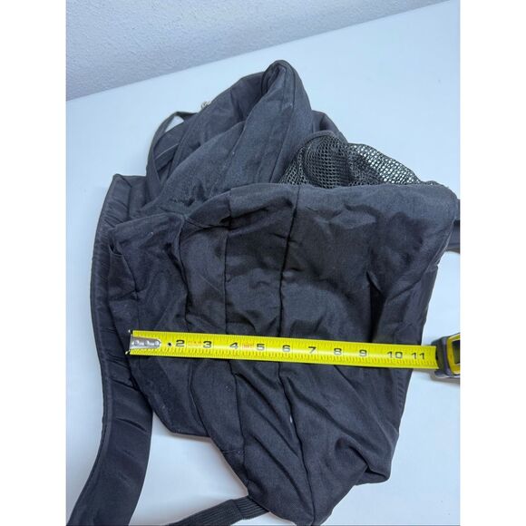 Vintage JanSport Black Backpack  Padded Shoulder Straps Mesh Pockets - Picture 16 of 16